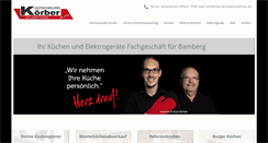 Desktop Screenshot of kuechenstudio-koerber.de